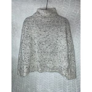 Madewell Flecked Turtleneck Ribbed Knit Sweater
